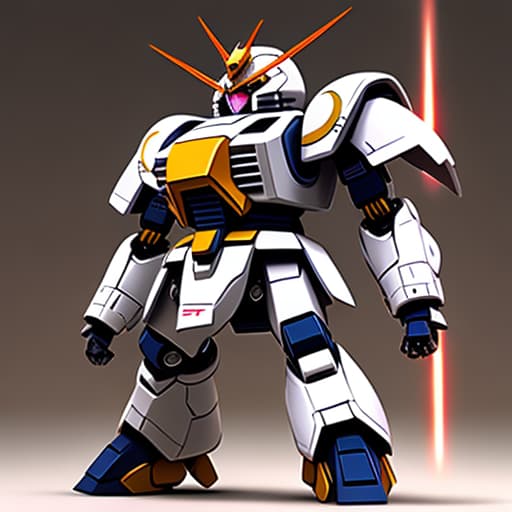  Make the Gundam have eight legs and only beam sabers for arms. Robot.