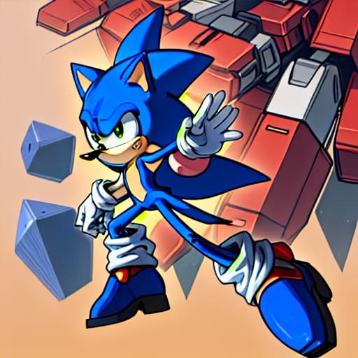  the sonic gems in a giant robot