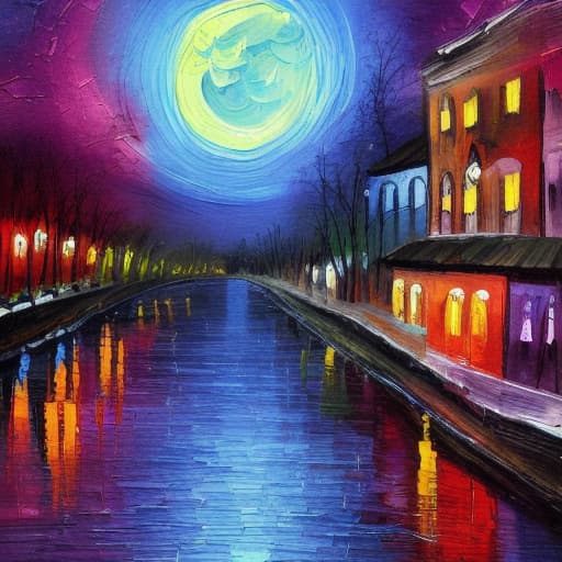  painting of night