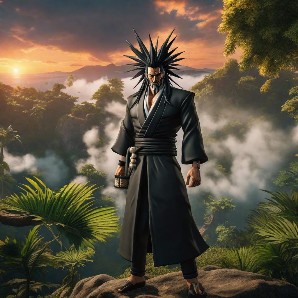  kenpachi doxxed but he’s a huge stoner weed addict who needs his fix hyperrealistic, full body, detailed clothing, highly detailed, cinematic lighting, stunningly beautiful, intricate, sharp focus, f/1. 8, 85mm, (centered image composition), (professionally color graded), ((bright soft diffused light)), volumetric fog, trending on instagram, trending on tumblr, HDR 4K, 8K