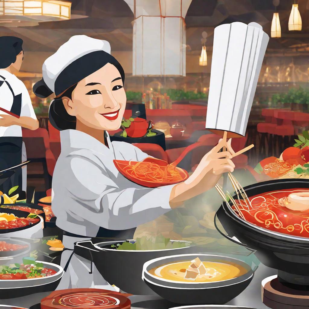  masterpiece, best quality,How to control costs and increase passenger flow in hot pot restaurants