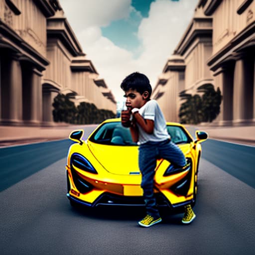 estilovintedois columbian boy eating a McLaren