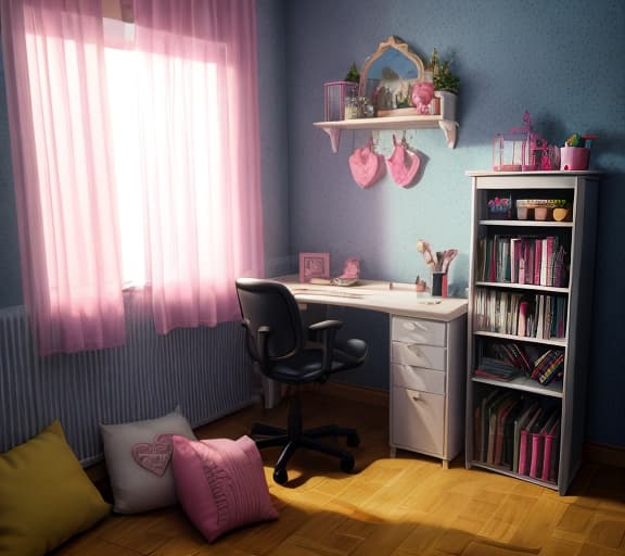  Barbie room, HQ, Hightly detailed, 4k