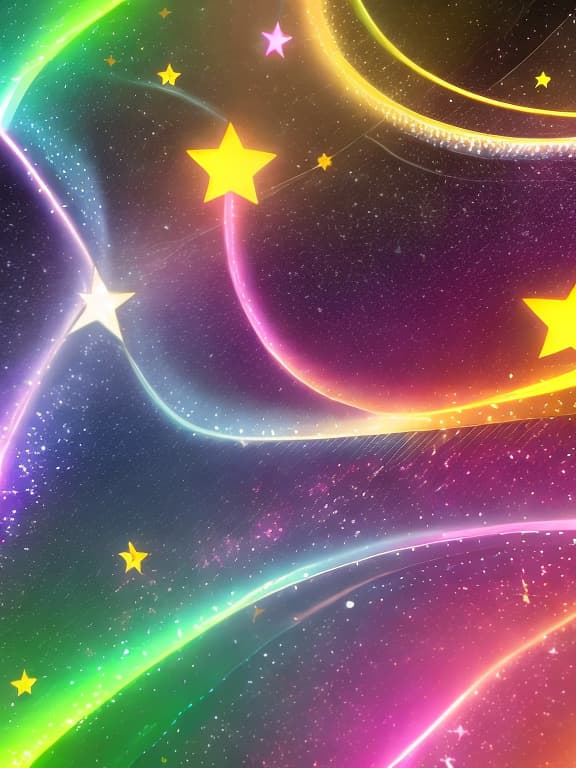  Cute musical notes and sparkling stars and gems wallpaper