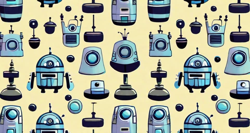  pixar style , a droid pattern, with pastel background