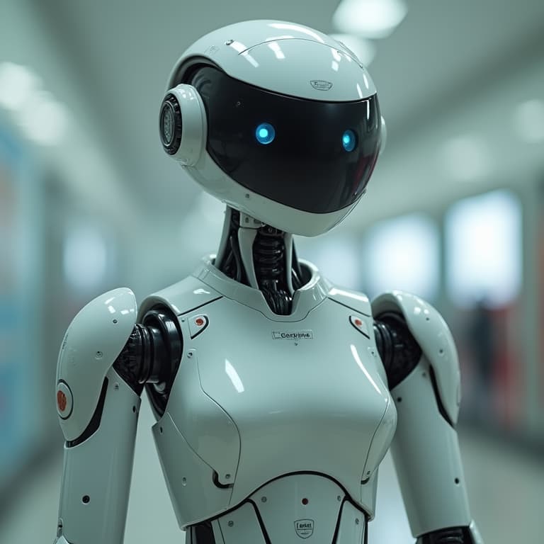  intelligent human like robot receptionist, cute,elegant,artistic, modern, futuristic hyperrealistic, full body, detailed clothing, highly detailed, cinematic lighting, stunningly beautiful, intricate, sharp focus, f/1. 8, 85mm, (centered image composition), (professionally color graded), ((bright soft diffused light)), volumetric fog, trending on instagram, trending on tumblr, HDR 4K, 8K