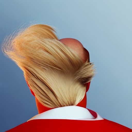  Donald Trump with his head up his ass