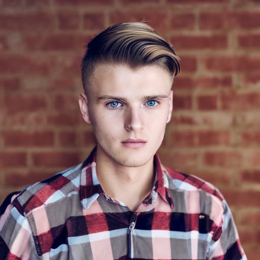 portrait+ style czech homosexual queer twink blonde very cute dude face