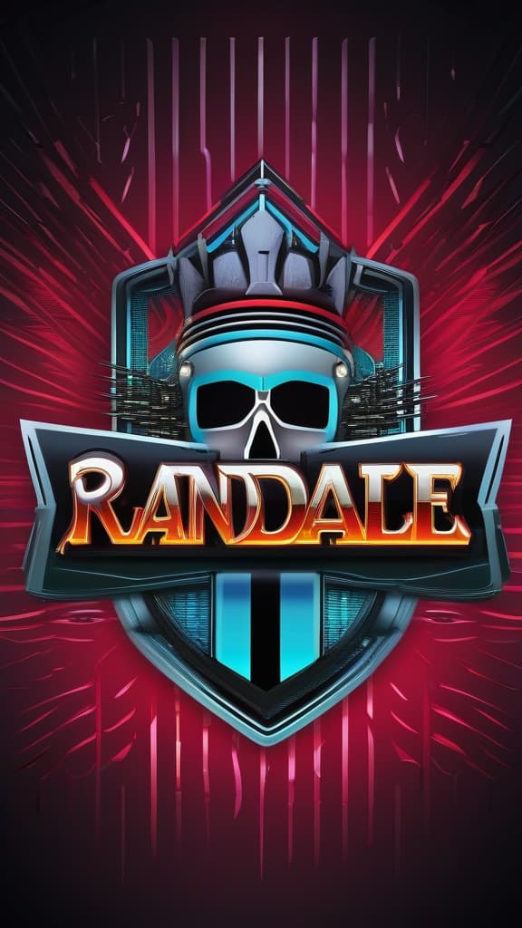  design text logo for a rock band called 'Randale Ärzte' with a cyberpunk aesthetic incorporating elements from bands like Mötley Crüe and Queen, ((masterpiece)), best quality, very detailed, high resolution, sharp, sharp image, extremely detailed, 4k, 8k