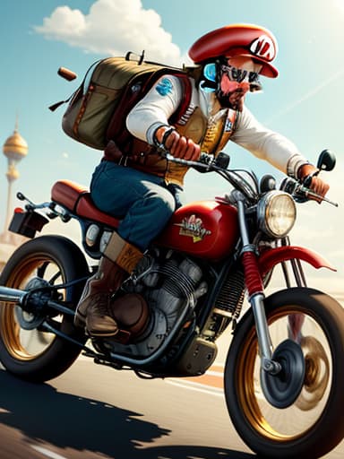  realistic steampunk mario brothers kart racing , hyperrealistic, high quality, highly detailed, perfect lighting, intricate, sharp focus, f/1. 8, 85mm, (centered image composition), (professionally color graded), ((bright soft diffused light)), trending on instagram, HDR 4K, 8K