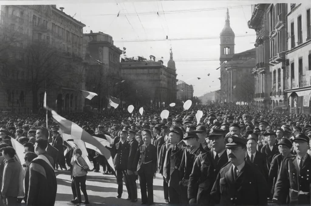  May 1st, International Workers Day, which occurred one week after the catastrophe, was celebrated as usual, and thousands of people feel the treat of my hometown.