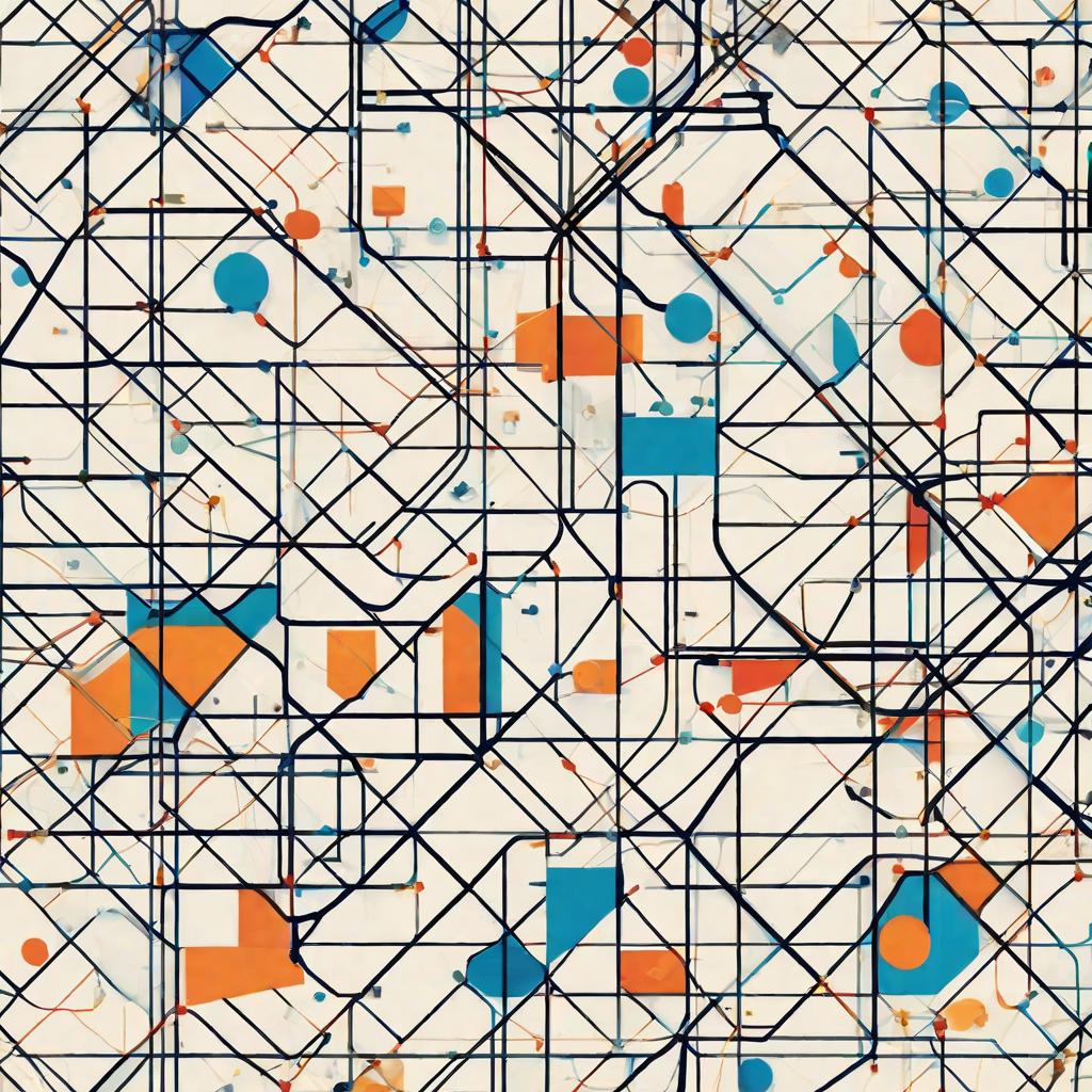  masterpiece, best quality,On the left, draw a graph of connections between users, a dot represents a user, and the connections between users are represented by lines. On the right, draw a sample communication subgraph.