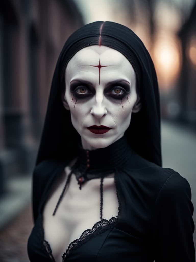  cinematic photo female Nosferatu woman without any dress, small, skinny, (excellent quality, 4k, hq texture, hdr, detailed), horrror, gothic . 35mm photograph, film, bokeh, professional, 4k, highly detailed