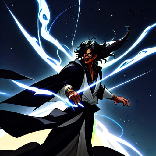  I want a black man in a robe like the hero of the Indian movie Krrish, and this black man flies in the dark universe