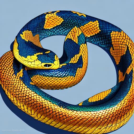  royal python snake hyperrealistic, full body, detailed clothing, highly detailed, cinematic lighting, stunningly beautiful, intricate, sharp focus, f/1. 8, 85mm, (centered image composition), (professionally color graded), ((bright soft diffused light)), volumetric fog, trending on instagram, trending on tumblr, HDR 4K, 8K