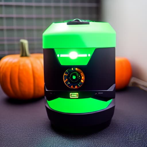 nousr robot nousr robot, Green Halloween Pumpkin