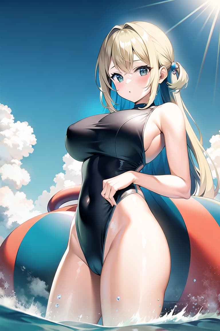  master piece , best quality,Swimsuit, Giant, Niyari