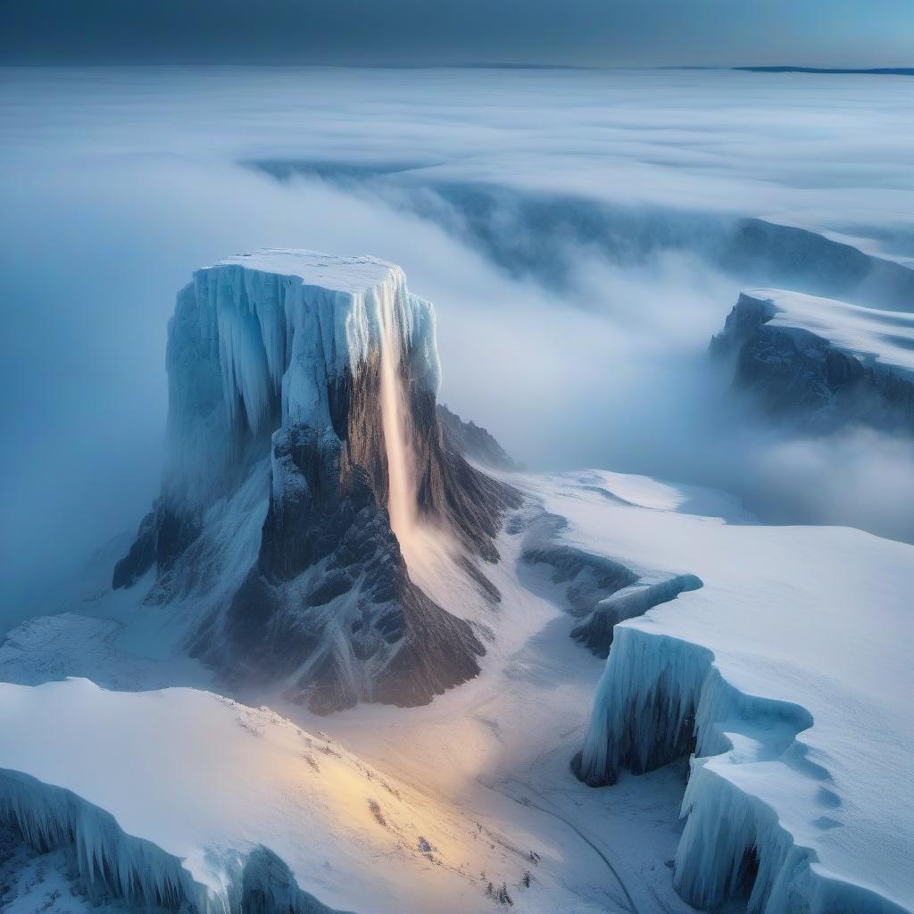  Ice viewed from above hyperrealistic, full body, detailed clothing, highly detailed, cinematic lighting, stunningly beautiful, intricate, sharp focus, f/1. 8, 85mm, (centered image composition), (professionally color graded), ((bright soft diffused light)), volumetric fog, trending on instagram, trending on tumblr, HDR 4K, 8K