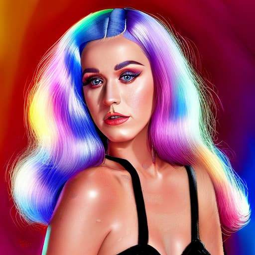 portrait+ style katy perry queer face