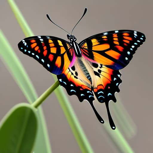  butterfly with airplane colors