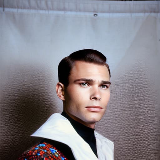 portrait+ style George maharis queer face