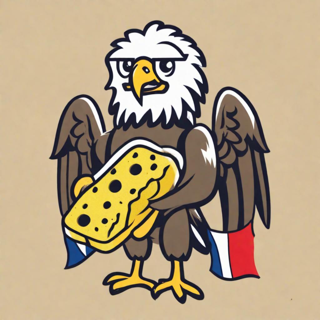  french EAGLE HOLDING A SPONGE