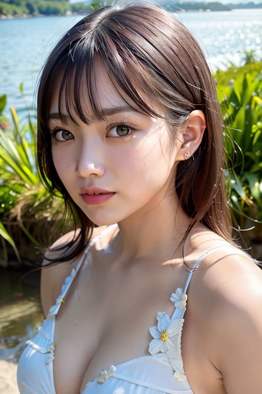  Swimsuit, (Masterpiece, BestQuality:1.3), (ultra detailed:1.2), (hyperrealistic:1.3), (RAW photo:1.2),High detail RAW color photo, professional photograph, (Photorealistic:1.4), (realistic:1.4), ,professional lighting, (japanese), beautiful face, (realistic face)