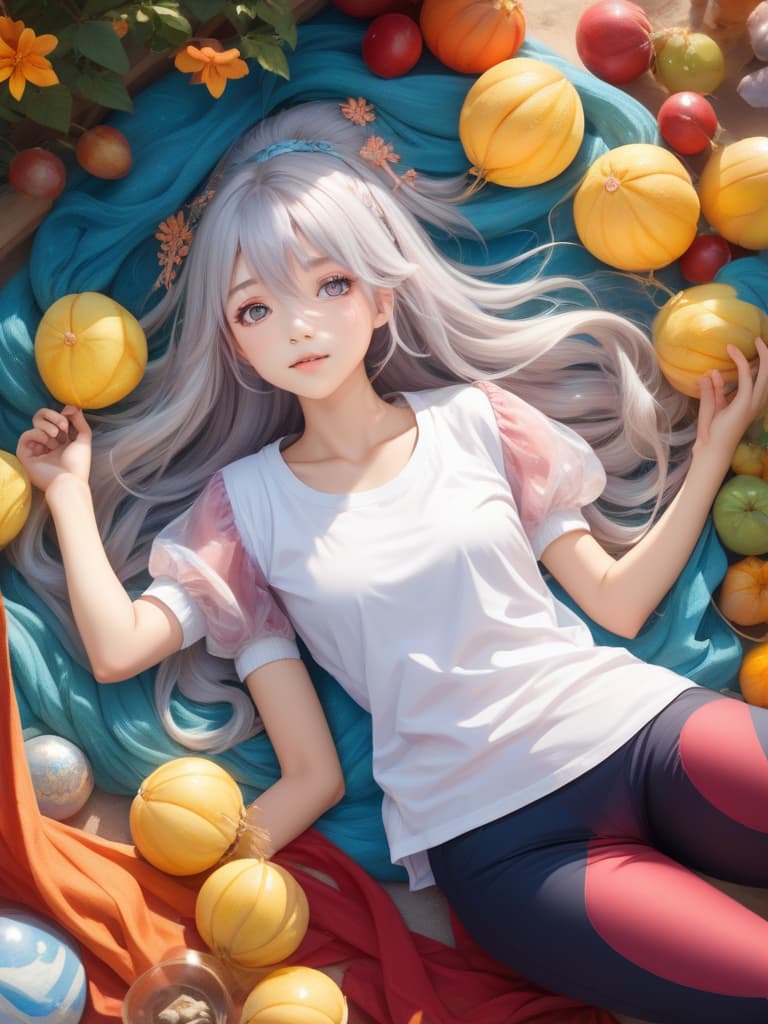  best quality,masterpiece,highres,beautiful eyes,detailed background, kawaii, cute,(1 woman, 18yo, solo:1.5),long hair, hair_ornament,silver hair,[happy],(puffy_sleeves,shirt, short_sleeves, jeggings),(large breats:1.3),from above, summer,shiny,daytime in the city, hyperrealistic, full body, detailed clothing, highly detailed, cinematic lighting, stunningly beautiful, intricate, sharp focus, f/1. 8, 85mm, (centered image composition), (professionally color graded), ((bright soft diffused light)), volumetric fog, trending on instagram, trending on tumblr, HDR 4K, 8K hyperrealistic, full body, detailed clothing, highly detailed, cinematic lighting, stunningly beautiful, intricate, sharp focus, f/1. 8, 85mm, (centered image composition), (professionally color graded), ((bright soft diffused light)), volumetric fog, trending on instagram, trending on tumblr, HDR 4K, 8K
