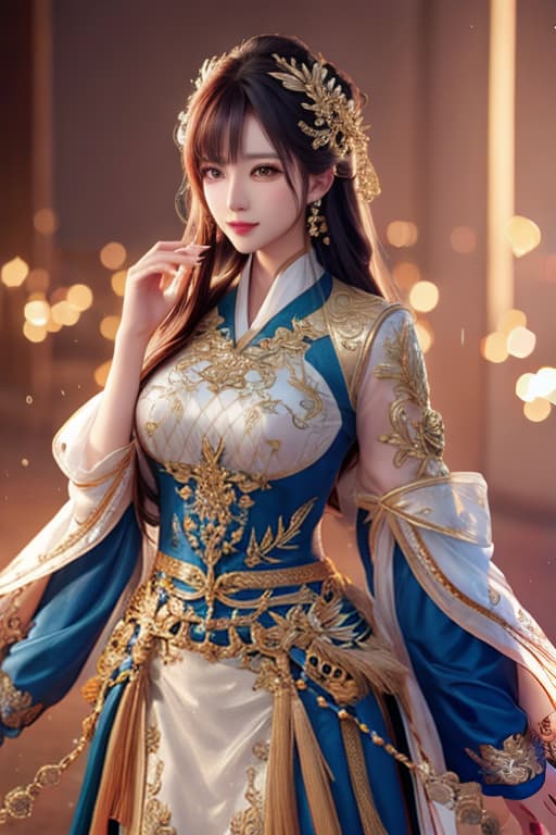  妖狐 hyperrealistic, full body, detailed clothing, highly detailed, cinematic lighting, stunningly beautiful, intricate, sharp focus, f/1. 8, 85mm, (centered image composition), (professionally color graded), ((bright soft diffused light)), volumetric fog, trending on instagram, trending on tumblr, HDR 4K, 8K