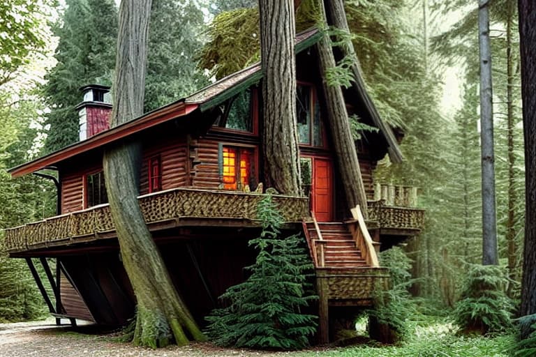  House in the wood .