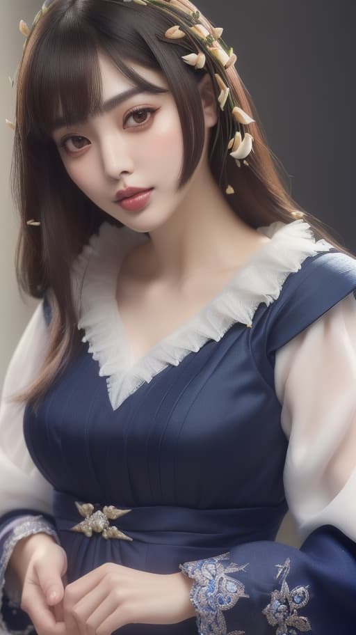  ((((32k, high detail, high detail, masterpiece, attention to detail, full body, solo))),(((full body))) RAW photo & realistic atmosphere,((natural smile)),(eye smile)), beautiful dark black eyes, mouth detail, glossy lips, fine eyebrows, shining soft in detail White skin, detailed pupils, dark eyes, very beautiful eyes, detailed lips, very beautiful face, very well formed face, beautiful oriental girl, (((close eye distance)),(protruding cheekbones and gills:1.6)), (((short face length))),(face with extremely full lower lips:1.6)),(lips small:1.6),(large pupils),(dark eyes),(like Kanna Hashimoto, actress:1.6),(extremely square face:1. 6),(extremely small almond eyes:1.6),(extremely droopy eyes:1.6),(extremely centripetal face:1.6),(extremel hyperrealistic, full body, detailed clothing, highly detailed, cinematic lighting, stunningly beautiful, intricate, sharp focus, f/1. 8, 85mm, (centered image composition), (professionally color graded), ((bright soft diffused light)), volumetric fog, trending on instagram, trending on tumblr, HDR 4K, 8K