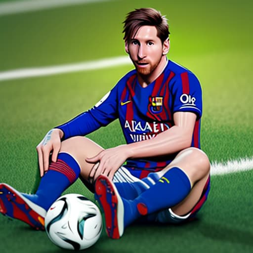  Messi playing FIFA