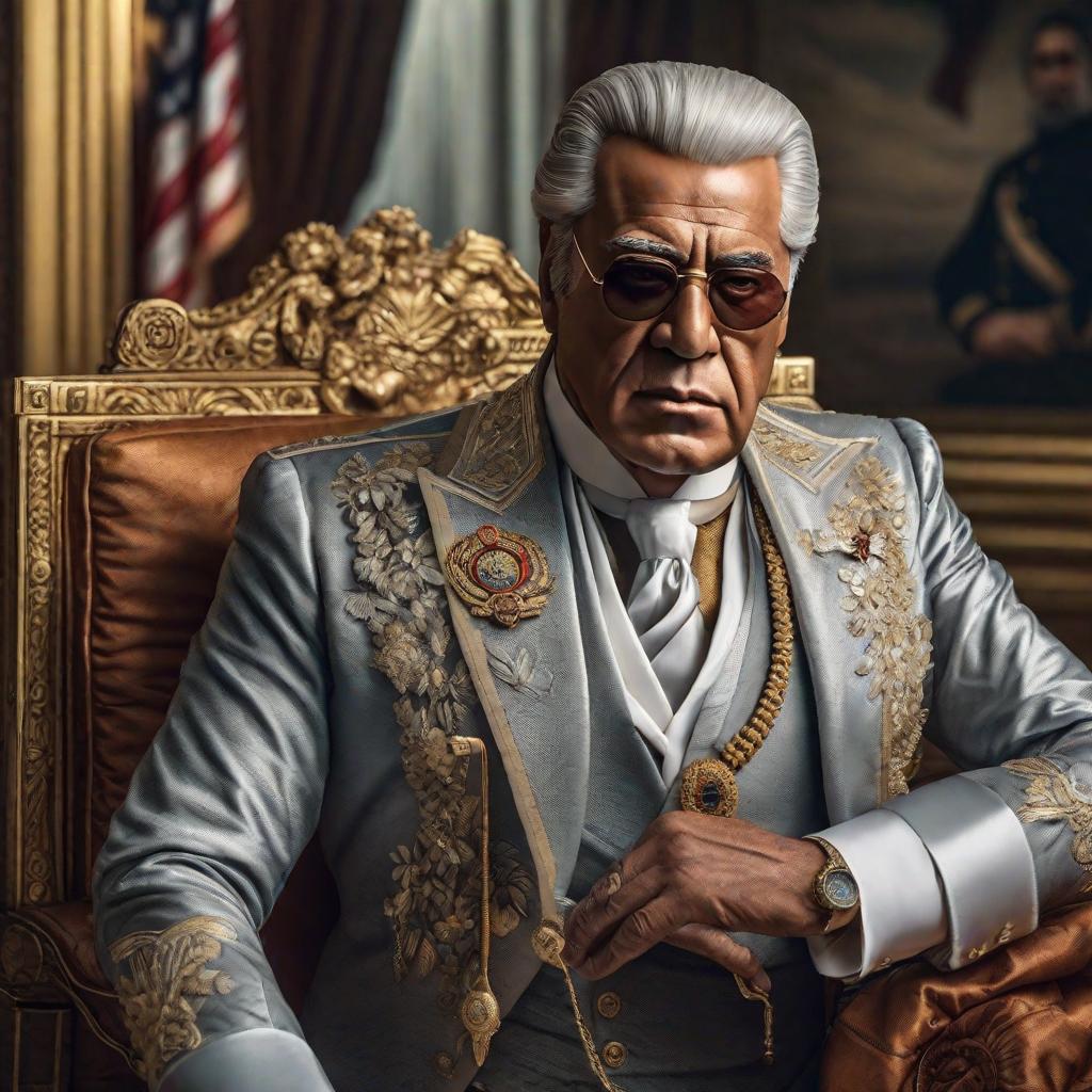  Quien es el Presidente más odiado del mundo hyperrealistic, full body, detailed clothing, highly detailed, cinematic lighting, stunningly beautiful, intricate, sharp focus, f/1. 8, 85mm, (centered image composition), (professionally color graded), ((bright soft diffused light)), volumetric fog, trending on instagram, trending on tumblr, HDR 4K, 8K