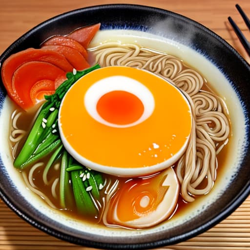  ramen Japanese-style Sun egg,