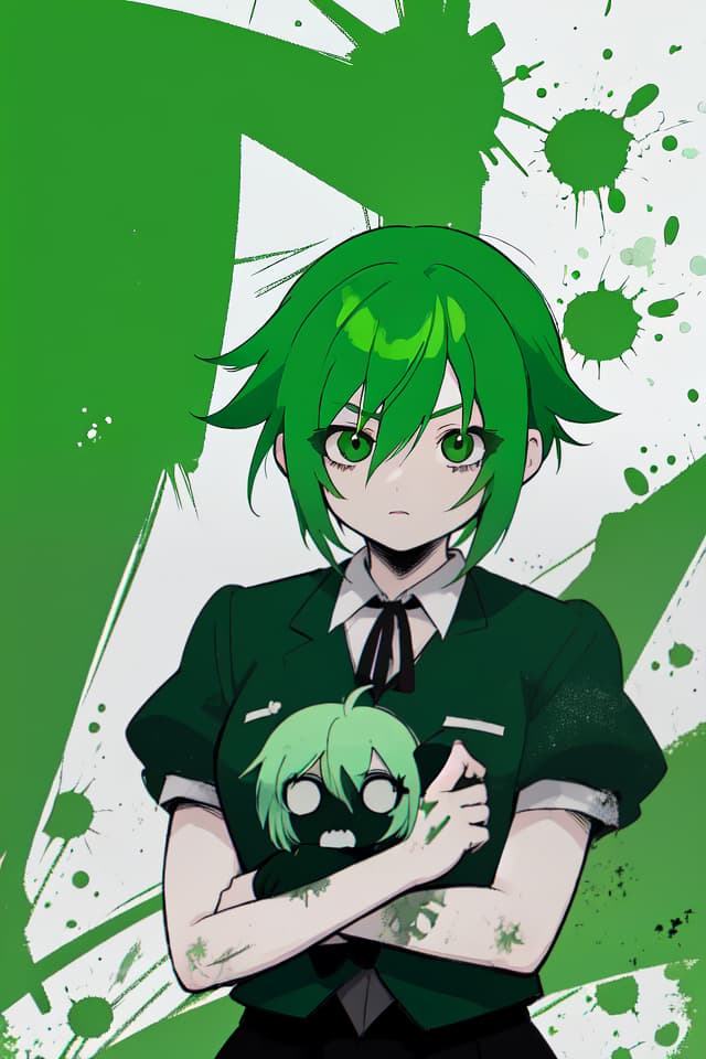  Green hair character of a murderer