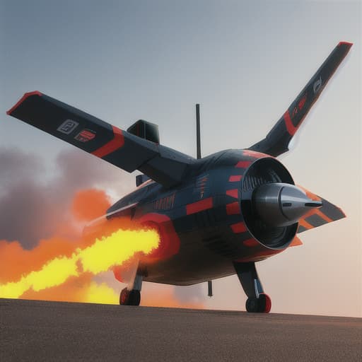  starship launced roket motor burning 3D 4K perfect details realistic effective UHD