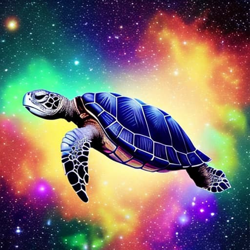  Turtle in galaxy