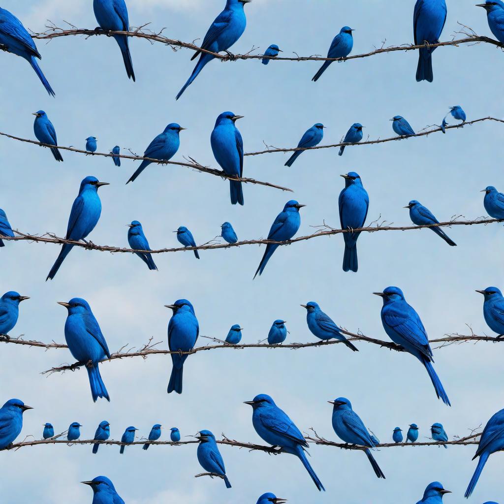  multiple blue birds flying out of an electrocardiography (ECG or EKG) pattern. The scene should depict the rhythm of the heart as shown in an ECG line transitioning seamlessly into a flock of blue birds taking flight. This represents a heart rhythm transforming into birds. The background should be plain to highlight the pattern and the birds. hyperrealistic, full body, detailed clothing, highly detailed, cinematic lighting, stunningly beautiful, intricate, sharp focus, f/1. 8, 85mm, (centered image composition), (professionally color graded), ((bright soft diffused light)), volumetric fog, trending on instagram, trending on tumblr, HDR 4K, 8K