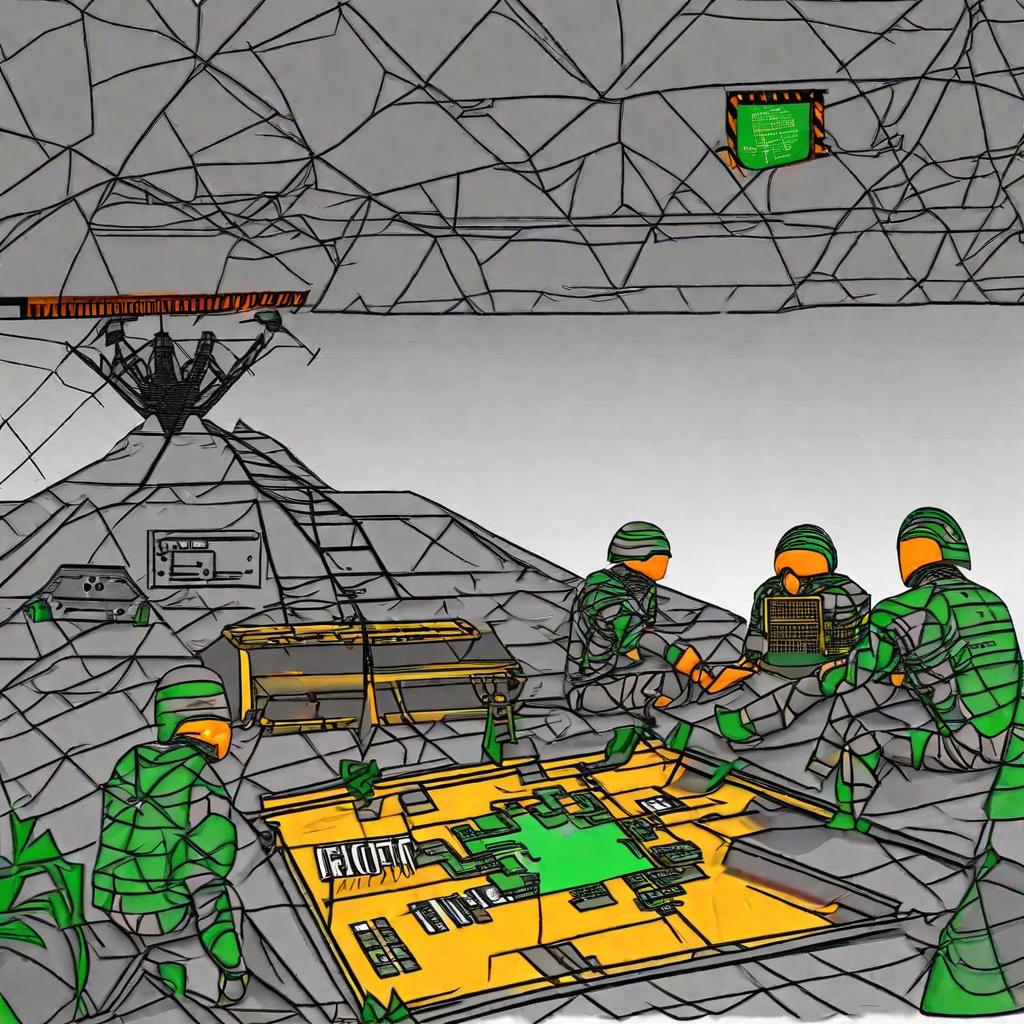  Several military commanders are at an underground military base thinking about how to fight aliens