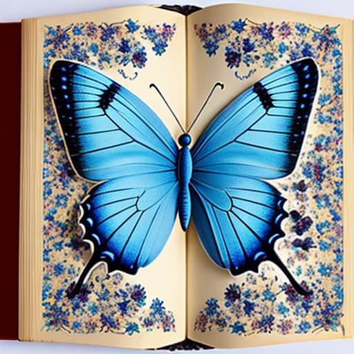  a bleu butterfly book