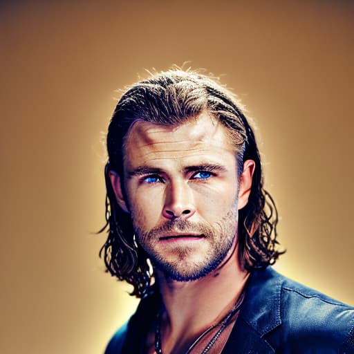 portrait+ style chris hemsworth queer face