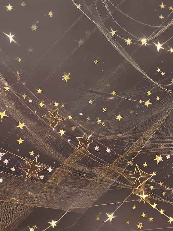  Sparkling star wallpaper with gems and pretty musical notes