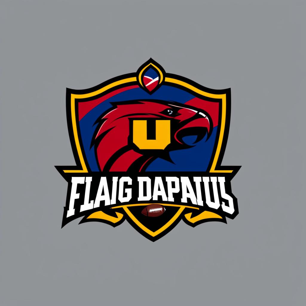  Logo, Logo for a Flag football Team that represent indiana