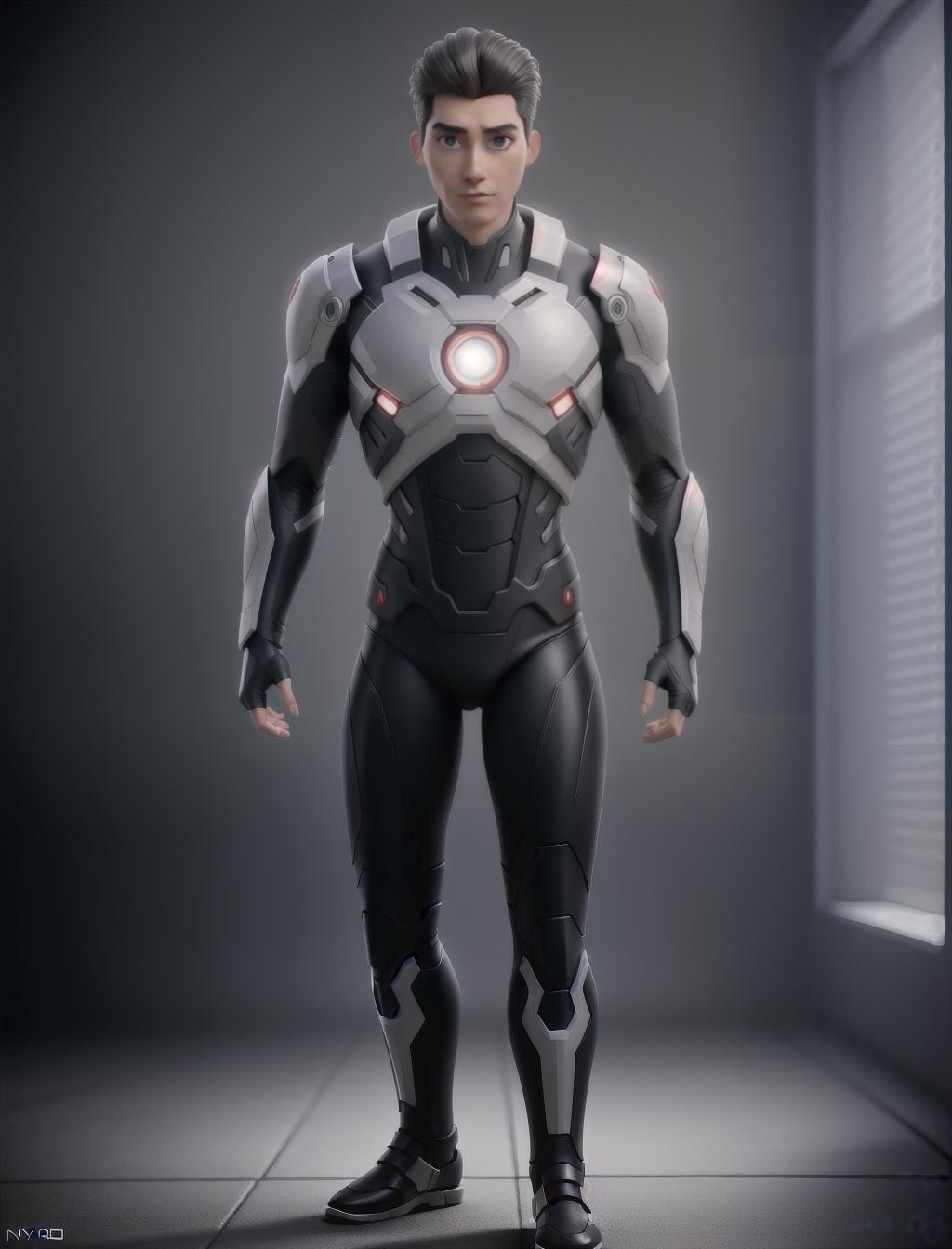  Neo Ironman, evil, moonlight full-body portrait hyperrealistic, full body, detailed clothing, highly detailed, cinematic lighting, stunningly beautiful, intricate, sharp focus, f/1. 8, 85mm, (centered image composition), (professionally color graded), ((bright soft diffused light)), volumetric fog, trending on instagram, trending on tumblr, HDR 4K, 8K