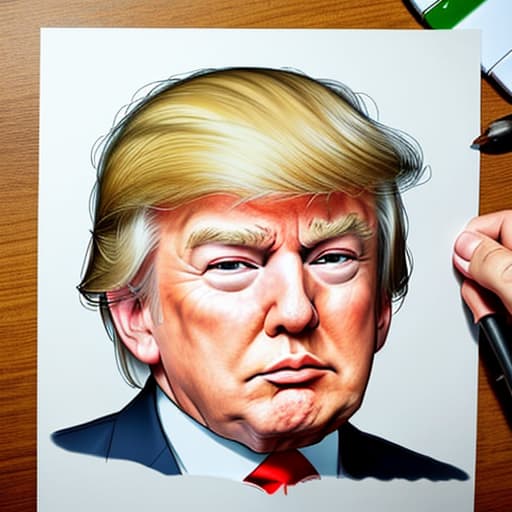  Draw a picture of Trump,