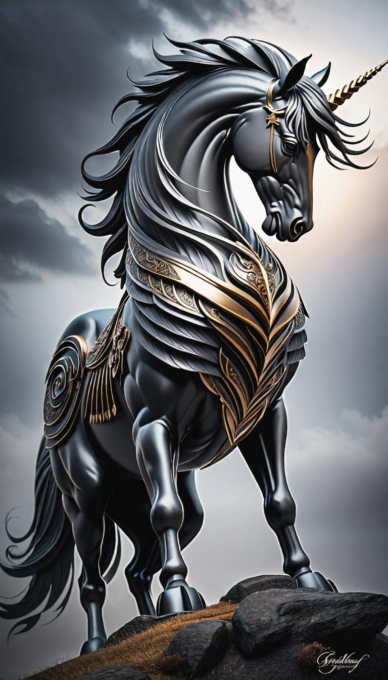  Minimalist tattoo style depiction of a mystical creature like a unicorn or griffin. Simple, powerful, black or grey lines on a light, solid color background., using simple and powerful black or grey lines on a light, solid color background. hyperrealistic, full body, detailed clothing, highly detailed, cinematic lighting, stunningly beautiful, intricate, sharp focus, f/1. 8, 85mm, (centered image composition), (professionally color graded), ((bright soft diffused light)), volumetric fog, trending on instagram, trending on tumblr, HDR 4K, 8K