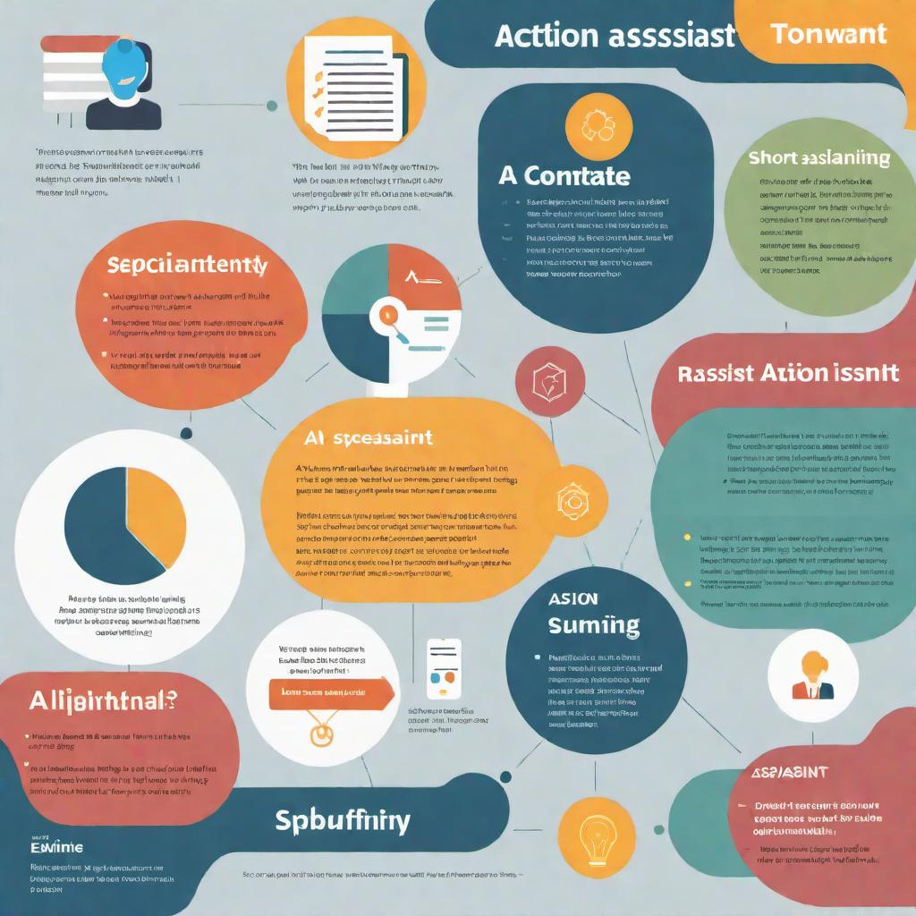  A visual guide with icons and short texts explaining how to effectively write prompts and communicate with an AI assistant. The guide should include tips like using action words, providing context, role play, using references, emphasizing with quotes, being specific, giving examples, specifying response length, handholding the AI, refining prompts, specifying tone, and summarizing after long chats. hyperrealistic, full body, detailed clothing, highly detailed, cinematic lighting, stunningly beautiful, intricate, sharp focus, f/1. 8, 85mm, (centered image composition), (professionally color graded), ((bright soft diffused light)), volumetric fog, trending on instagram, trending on tumblr, HDR 4K, 8K