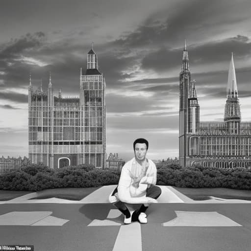  boy with black hair short. red shirt. sit on the ground hyperrealistic, full body, detailed clothing, highly detailed, cinematic lighting, stunningly beautiful, intricate, sharp focus, f/1. 8, 85mm, (centered image composition), (professionally color graded), ((bright soft diffused light)), volumetric fog, trending on instagram, trending on tumblr, HDR 4K, 8K