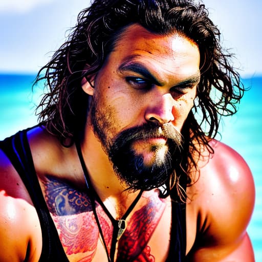 portrait+ style jason momoa queer face