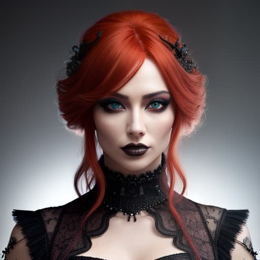    ,Full body, award winning photo, intricate, detailed, amazing, fine detail, highly detailed  old , extremely detailed eyes and face, piercing eyes, ( :1.3), , skinny, (gothic), bangs, big s, red hair, by Nick Knight, nikon d850 film, kodak, portra 400 camera f1.6 lens, rich colors, hyper realistic, lifelike texture, dramatic, lighting, trending on artstation, cinestill 800 tungsten, Style-Neeko, (facial clarity:1.5), hyperrealistic, full body, detailed clothing, highly detailed, cinematic lighting, stunningly beautiful, intricate, sharp focus, f/1. 8, 85mm, (centered image composition), (professionally color graded), ((bright soft diffused light)), volumetric fog, trending on instagram, trending on tumblr, HDR 4K, 8K